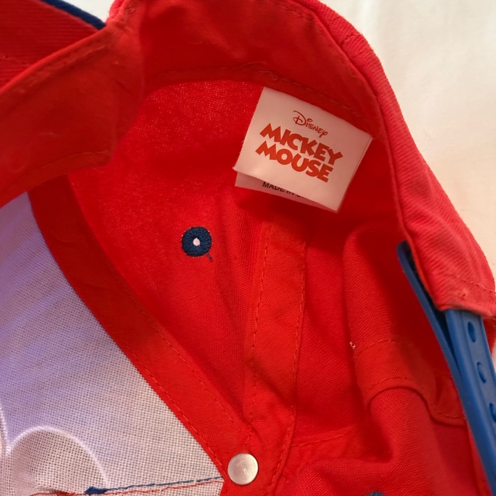Disney Mickey Mouse Red and Blue Kids Hat - Picture 3 of 4